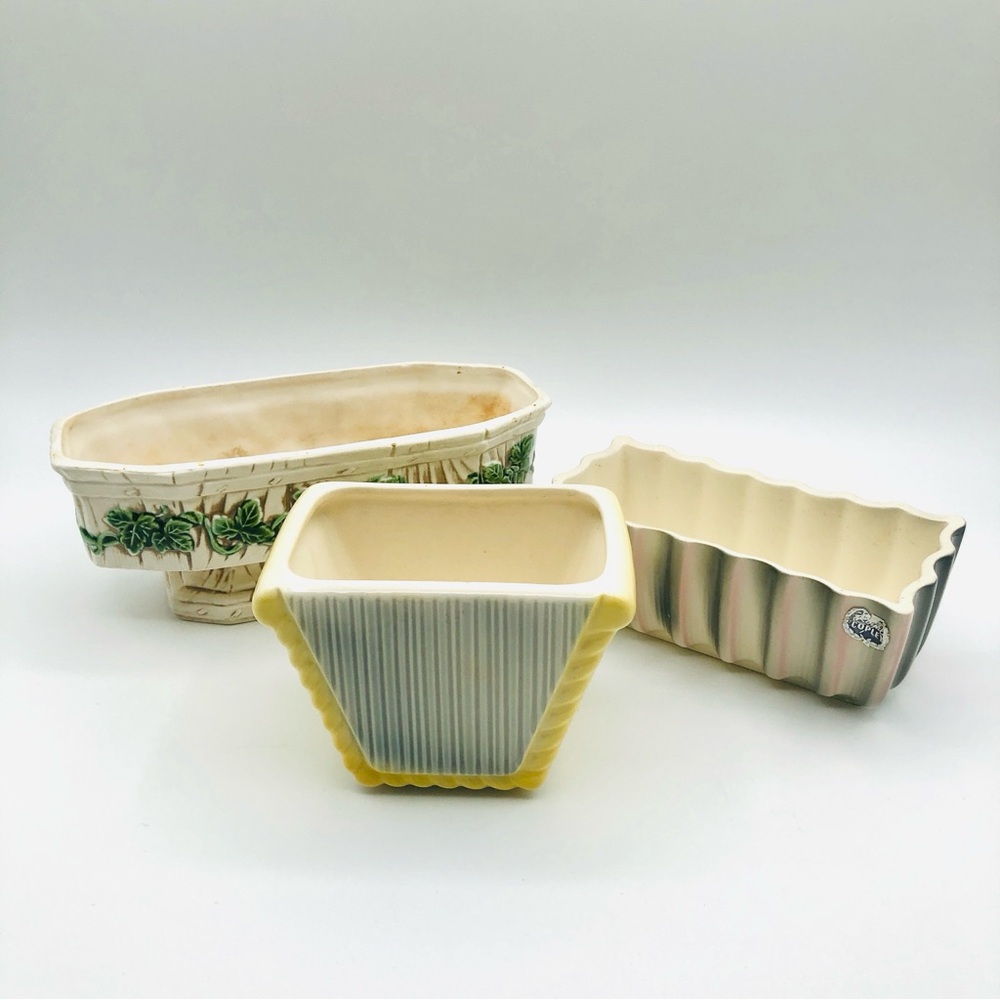 Vintage Small Planters Lot (Set of 3)